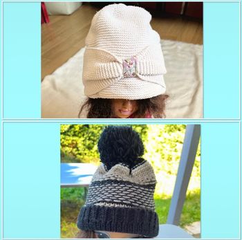 2 bonnets 3 à 5 ans