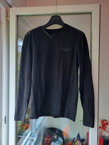 Tshirt manches longues noir izac