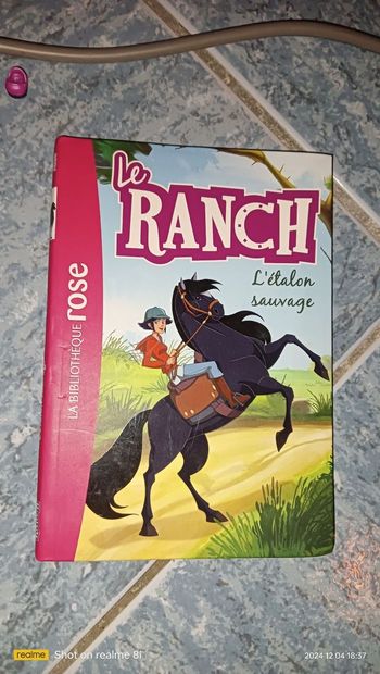 Livre la bibliothèque rose le ranch
