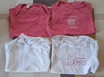 Lot bodies manches longues 