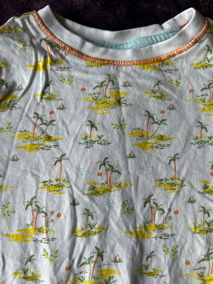 T-shirt manches courtes garcon thème lagoon beach Sergent major taille 3 ans - photo numéro 2