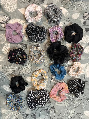 Chouchous en tissu colorés