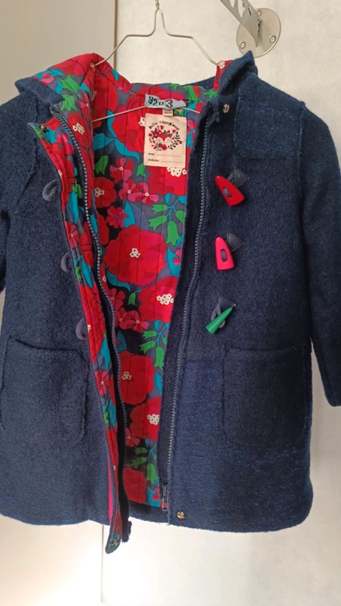 Manteau drap de laine DPAM 4 ans - photo numéro 6