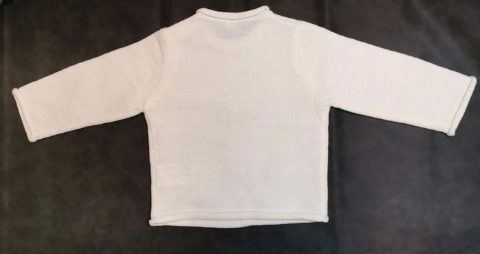 Pull 👣 crème 6mois/68cm - photo numéro 2