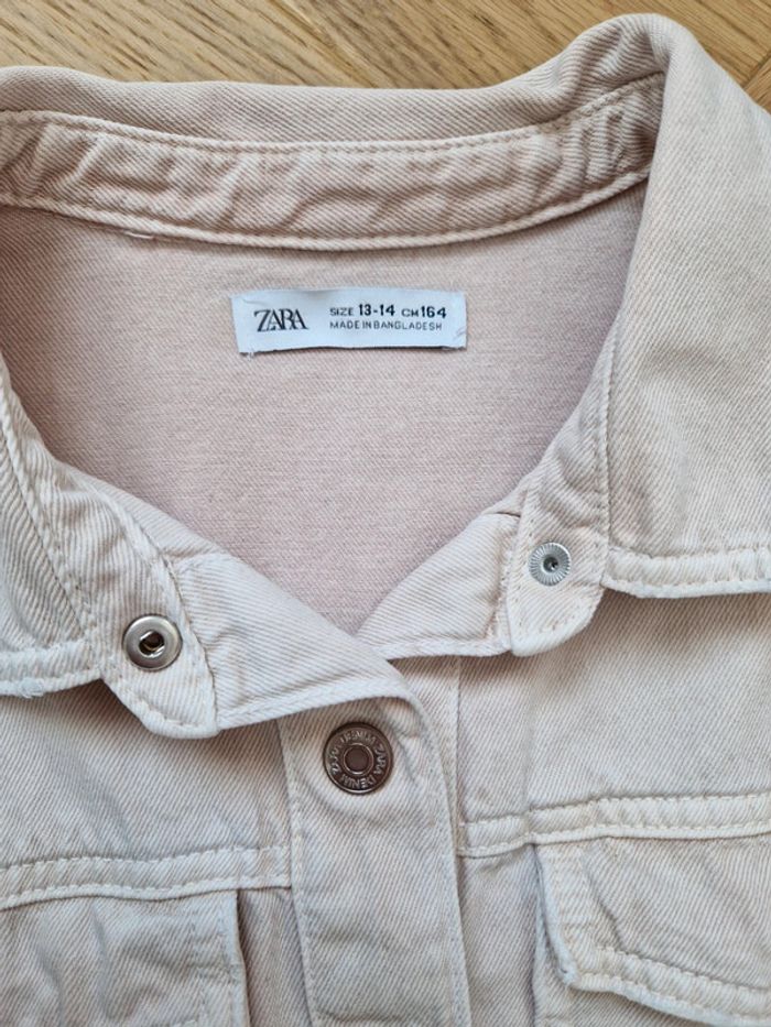 Veste jean fille 13 / 14 ans Zara - photo numéro 2