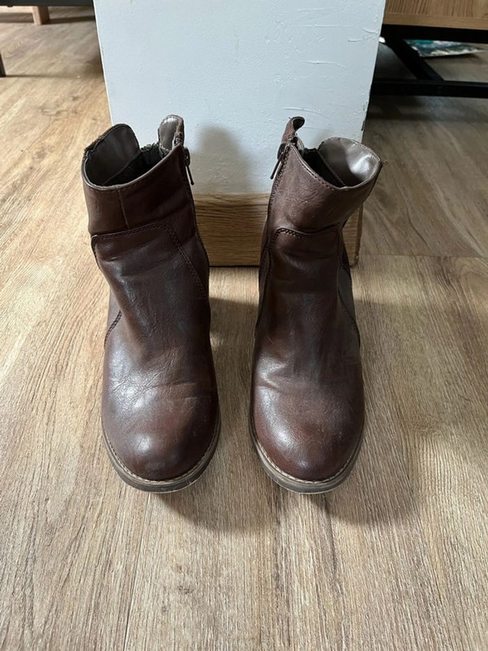 Bottines femme Chaussea My B couleur marron taille 38 bon état