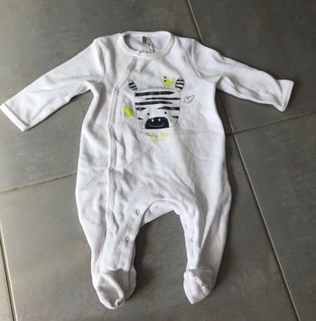 Pyjama velours babygros état neuf 3 mois Orchestra