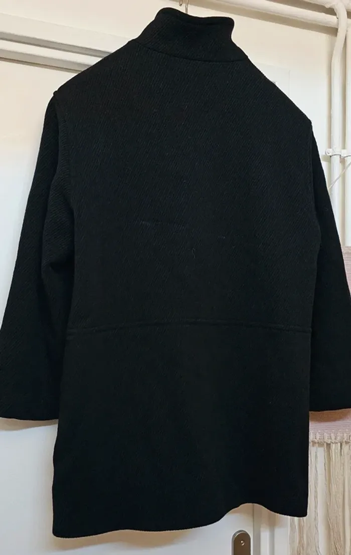 Manteau Caban Laine Saint James Taille 46 - photo numéro 9