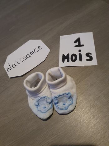 Chaussons naissance 1mois