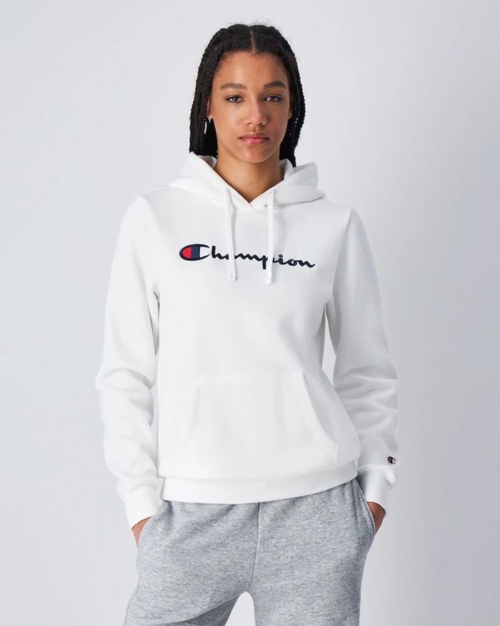 Sweat-shirt à capuche blanc champion authentic XL
