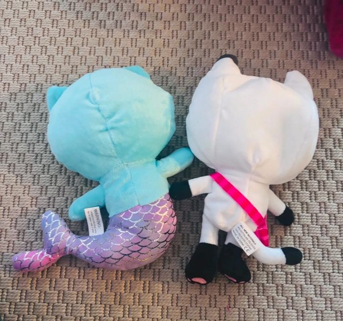 Peluche gabby chat Marinette la maison magique pandy chat sirène - photo numéro 2