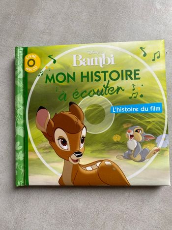 Livre CD Bambi neuf  