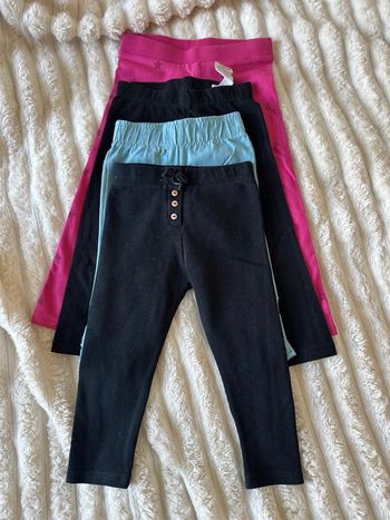 Lot 4 leggings 2 ans 