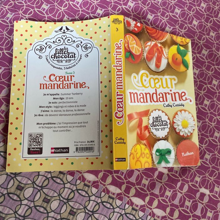 Livre Coeur mandarine tome 3 les filles au chocolat