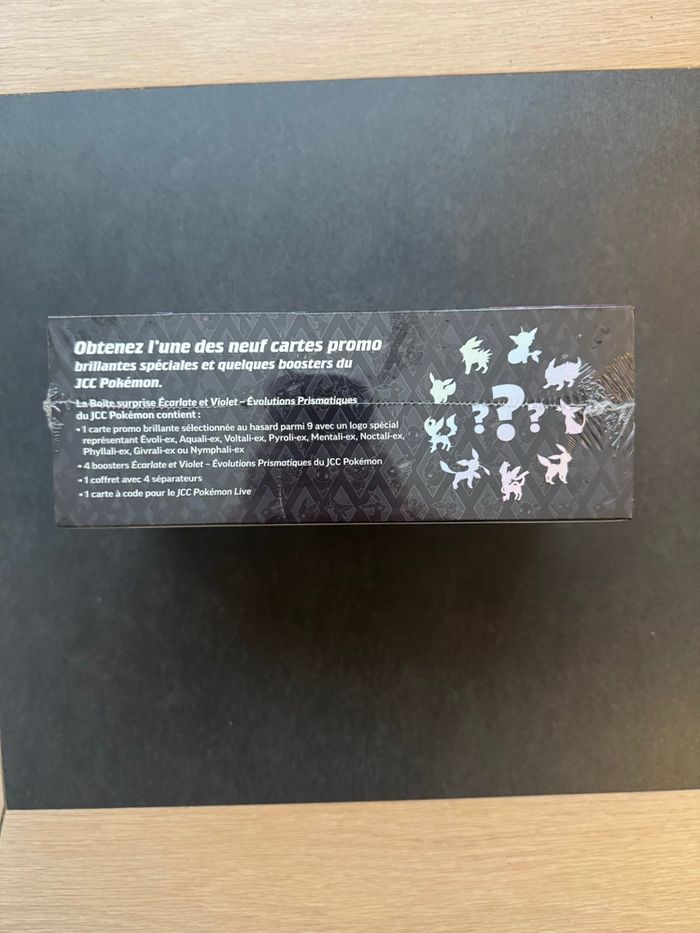 Pokémon Coffret Box Surprise Évolutions Prismatiques Écarlate et Violet EV8.5  Neuf Français - photo numéro 4