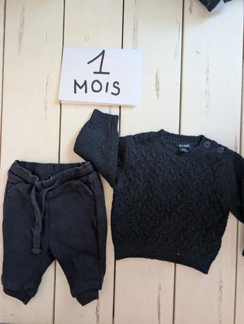 Ensemble bébé garçon 1 mois