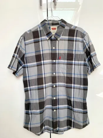 Chemise à carreaux grise Levi’s Vintage