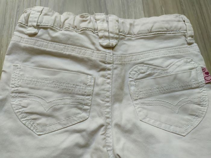 pantacourt blanc 3 ans - photo numéro 4