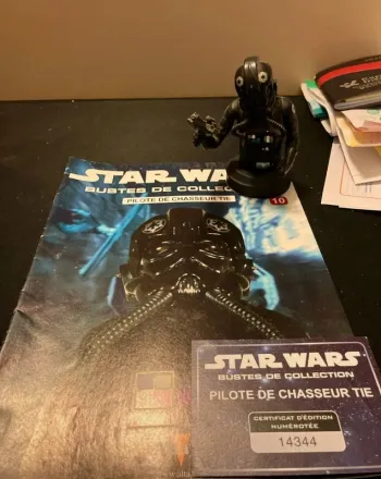 Buste pilote de chasseur tir