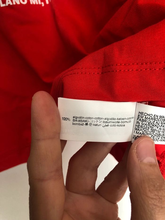 Superbe beau t-shirt court crop loose Zara neuf avec étiquette taille M - photo numéro 6