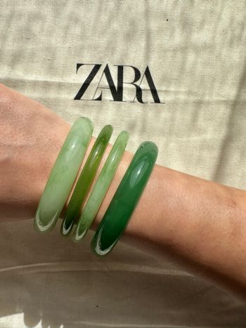 Lot de 4 bracelet résine Zara