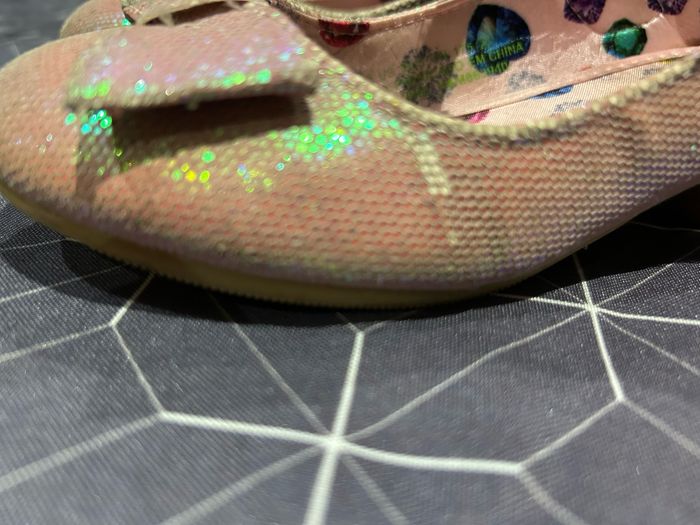 Chaussures princesse rose à paillettes taille 29 - photo numéro 4