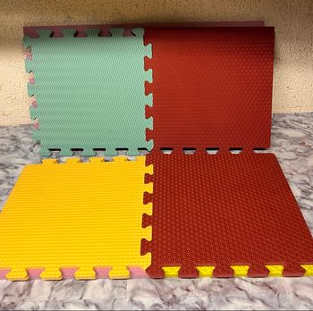 8 dalles de sol mousse