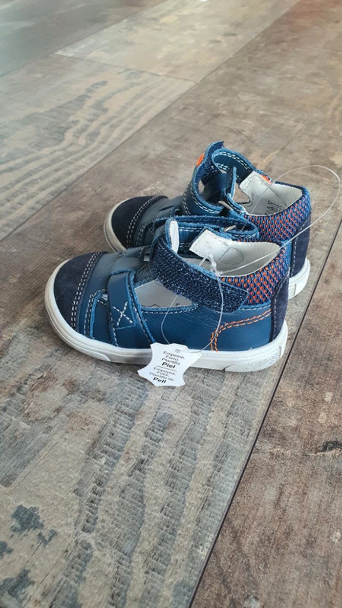 👦 chaussures Pat et Ripaton taille 17, dessus doublure semelle intérieure cuire, neuf 🏷 - photo numéro 5