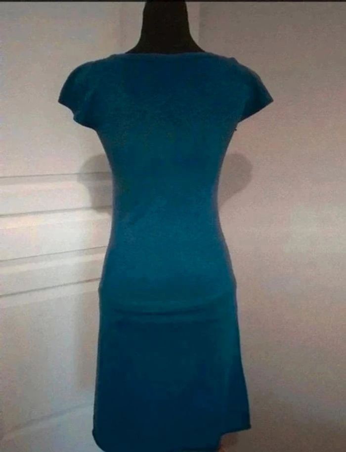 Robe manches courtes violette Etam taille 38 - photo numéro 7