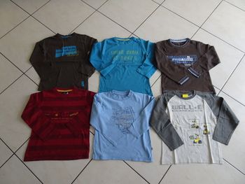 Lot de 6 t-shirts 8 ans