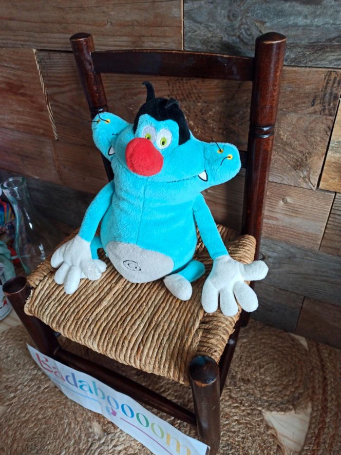 peluche oggy et les cafards tbe - photo numéro 2