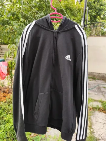 Veste zippée Adidas noire taille 40/42