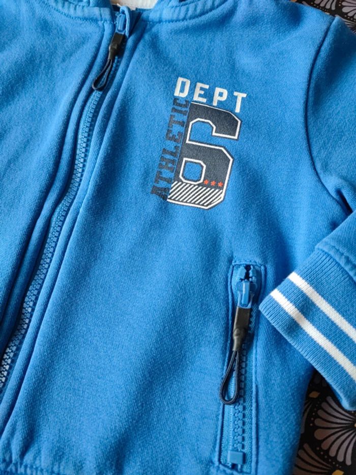 Gilet zippé bleu 5ans - photo numéro 3