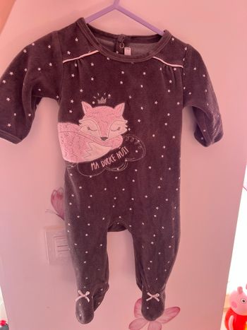 Pyjama velours 3mois