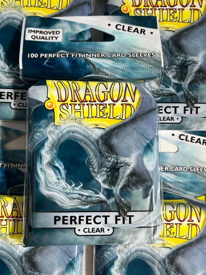 5 x paquets de 100 sleeves Perfect Fit Dragon Shield - photo numéro 3