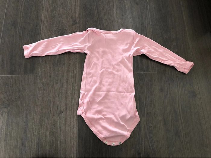 Body Petit Bateau manches longues 24 mois vieux rose - photo numéro 2
