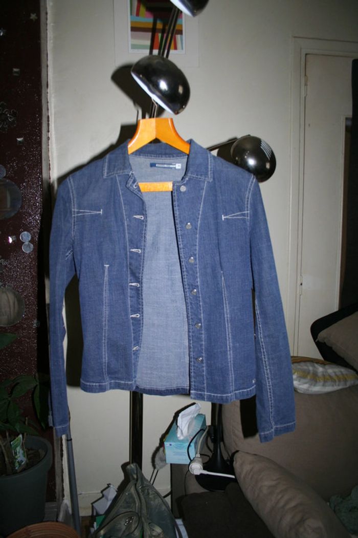 🌸Veste jean  ou  chemise jean ajustée Taille 36 "School Rag" 🌸