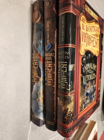 Lot de 3 livres : La boutique vif argent