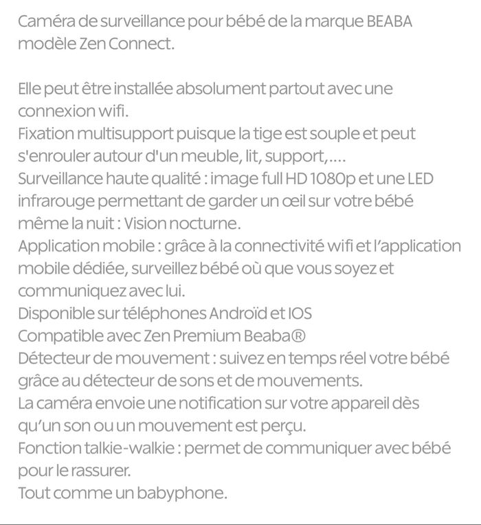 Babyphone Beaba Zen - photo numéro 8