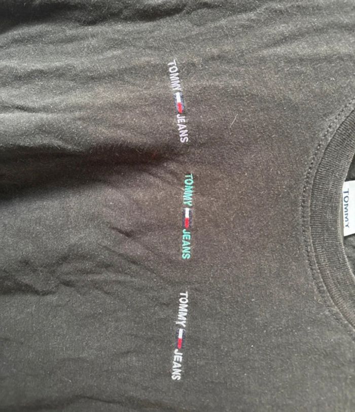 T-shirt noir Tommy Jeans - photo numéro 3