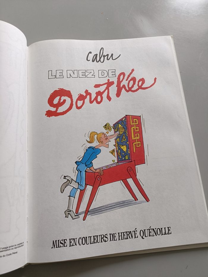 BD vintage le nez de dorothee de Cabu - photo numéro 2