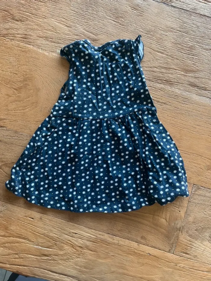 Robe bleu 6 mois - photo numéro 3