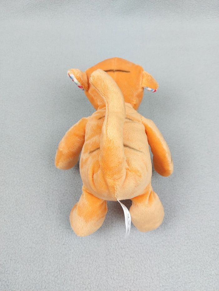 Peluche doudou Tigrou 25 cm orange fleurs sourire pois Disney Nicotoy TTBE - photo numéro 2