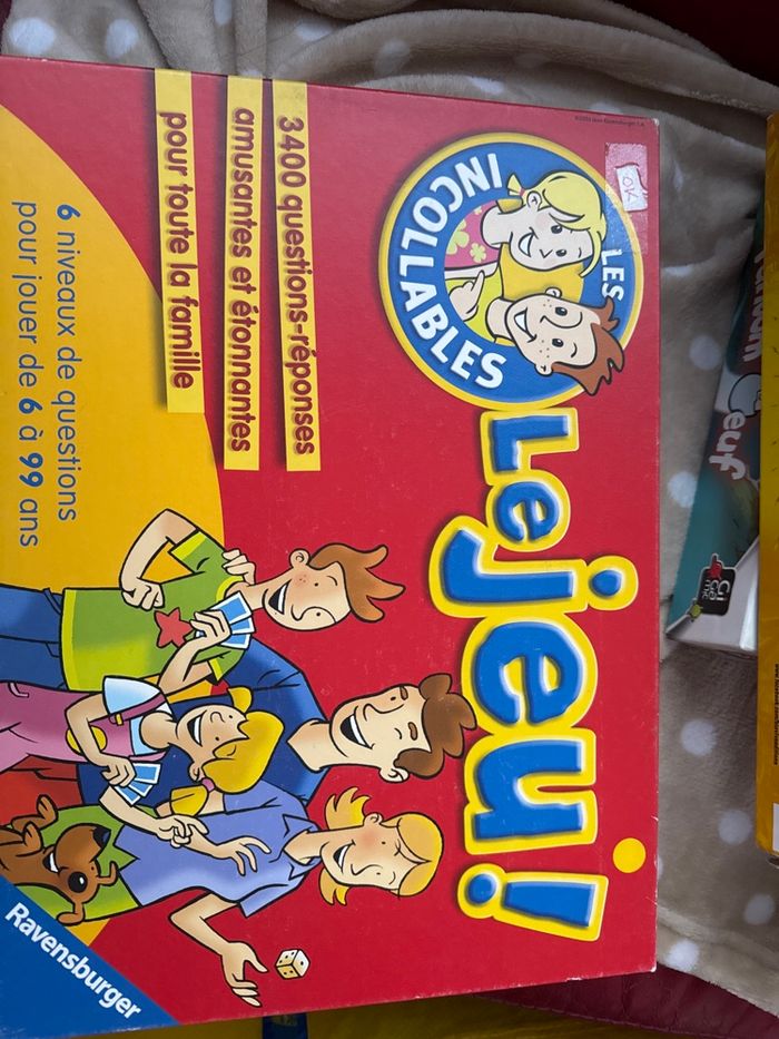 Jeu lés incollables