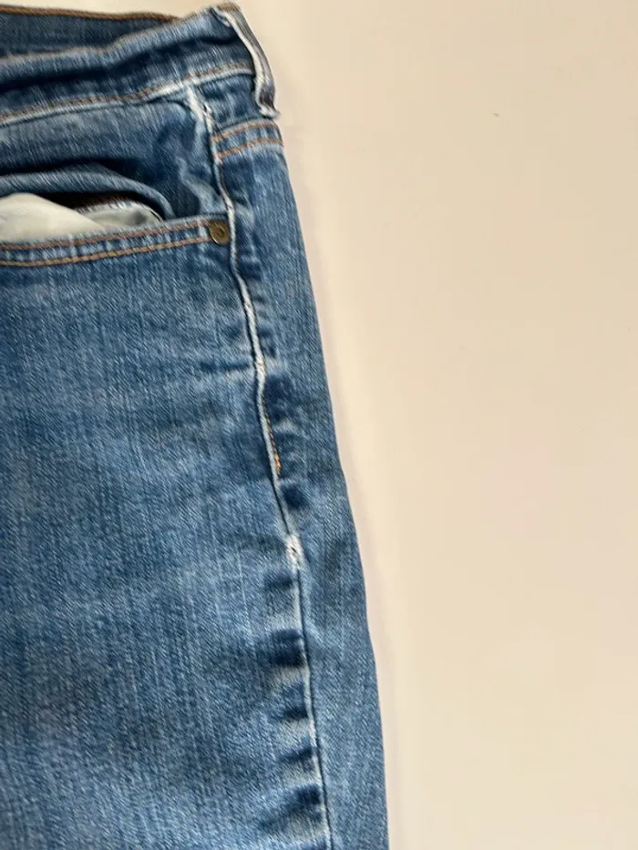 Jean Levi's Femme Bleu W30 | 505 Straight Leg | Taille FR40 | Très Bon État LF003 - photo numéro 11
