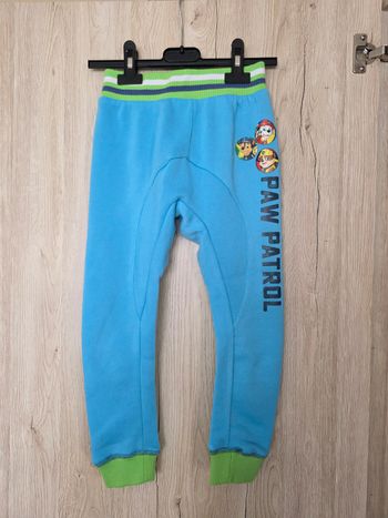 BAS DE JOGGING GARÇON PAW PATROL NICKELEDEON BLEU TURQUOISE TAILLE 6ANS