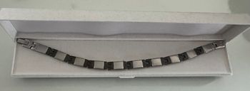 Bracelet homme neuf acier
