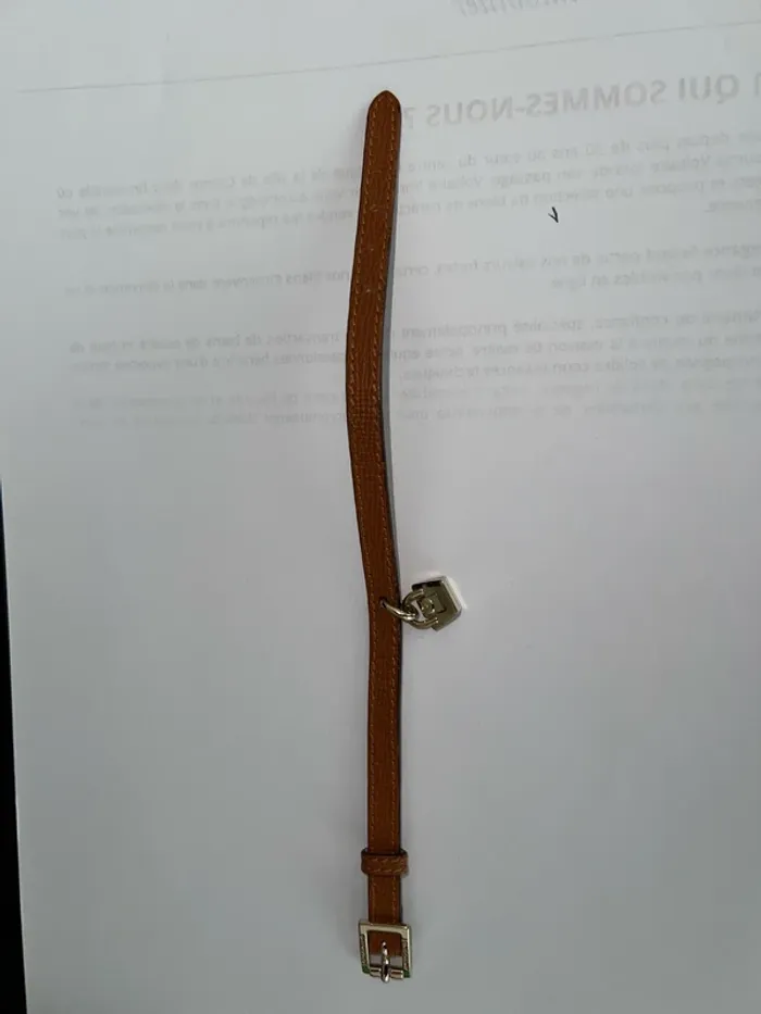 Bracelet cuir longchamp