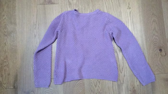 Gilet Vertbaudet mauve 10 ans - photo numéro 4
