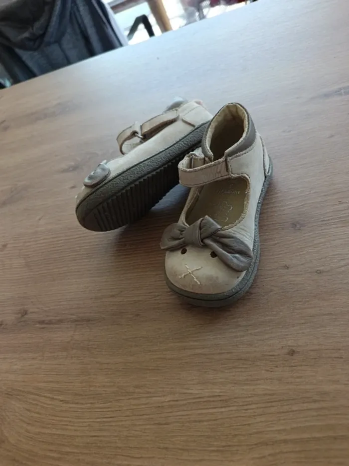 Ballerines cuir pat et ripaton